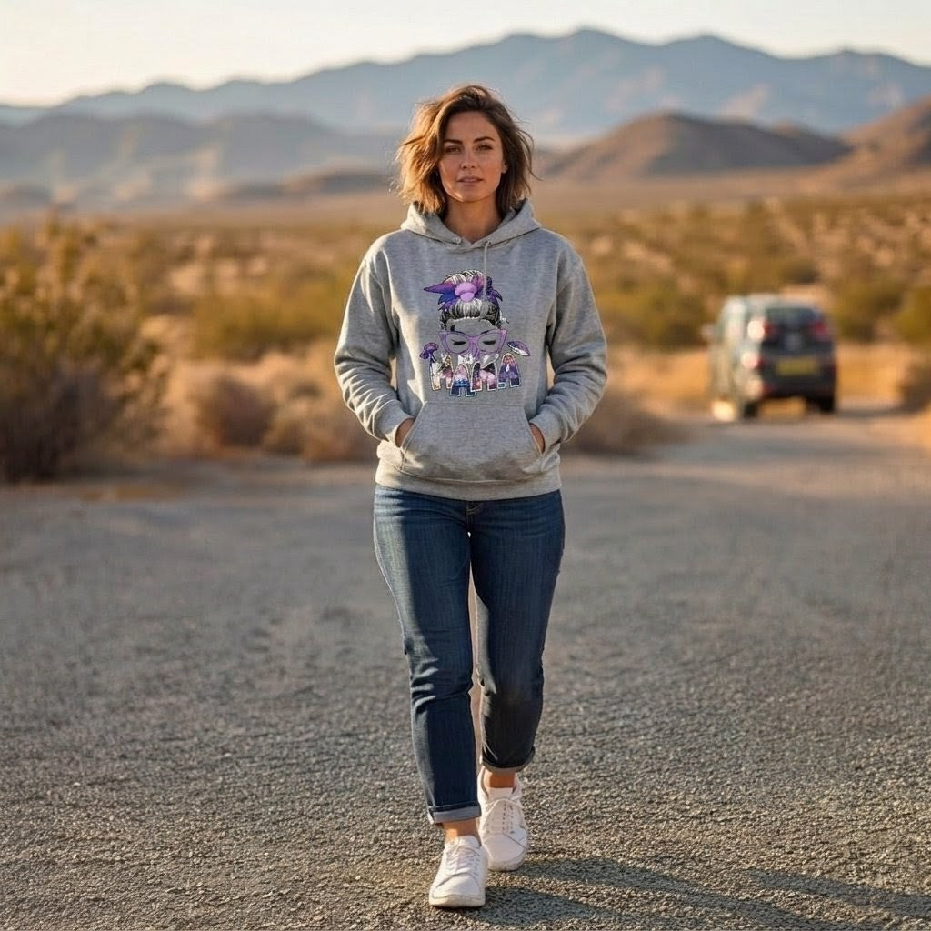 Hoodie "Salty Mama" — Premium Collection 😎💜