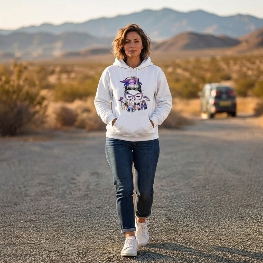 Hoodie "Salty Mama" — Premium Collection 😎💜