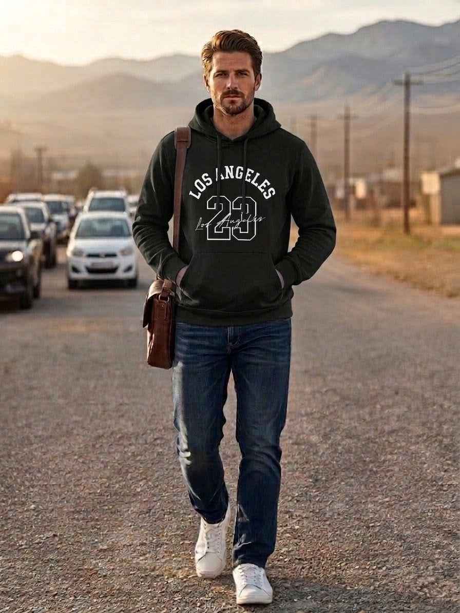 Hoodie "Los Angeles 23" — Edición Varsity 🏀✨