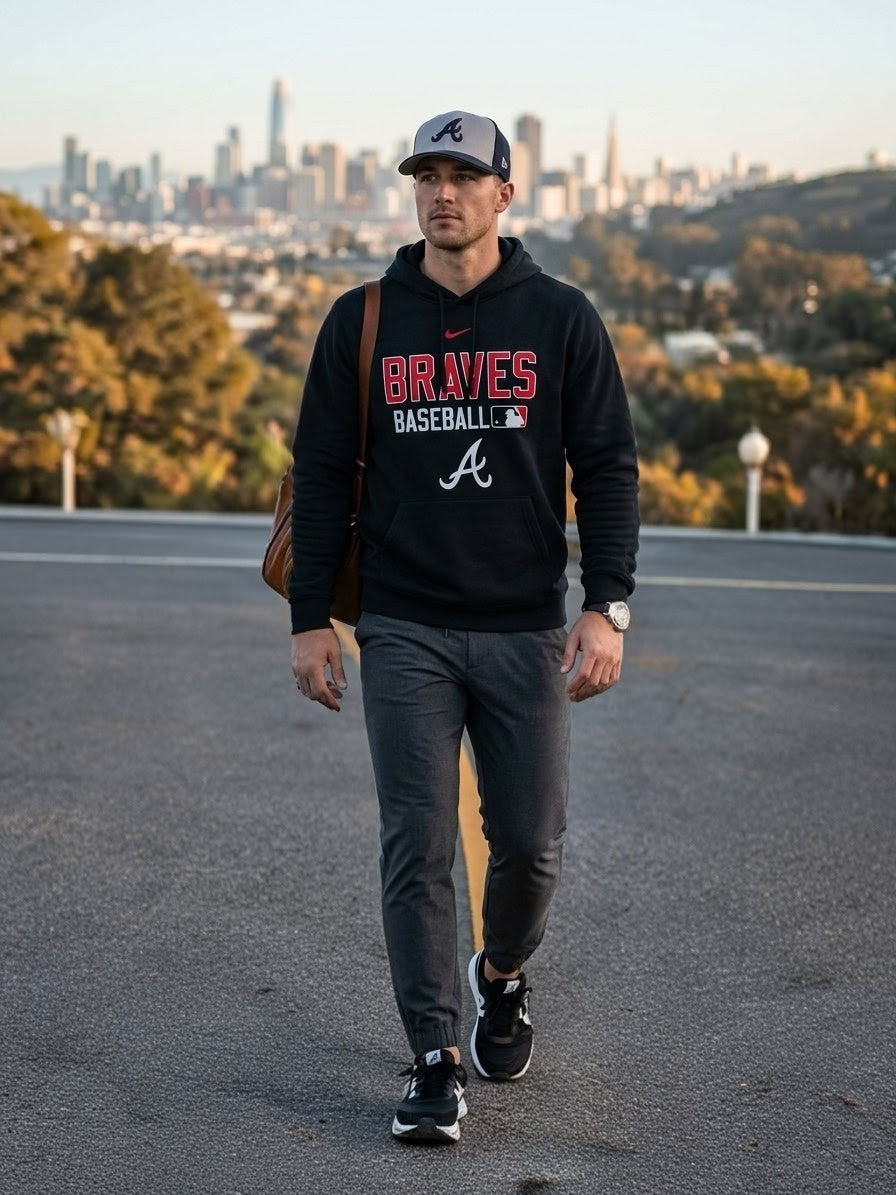 Hoodie "Braves Baseball" — Edición MLB ⚾🏆