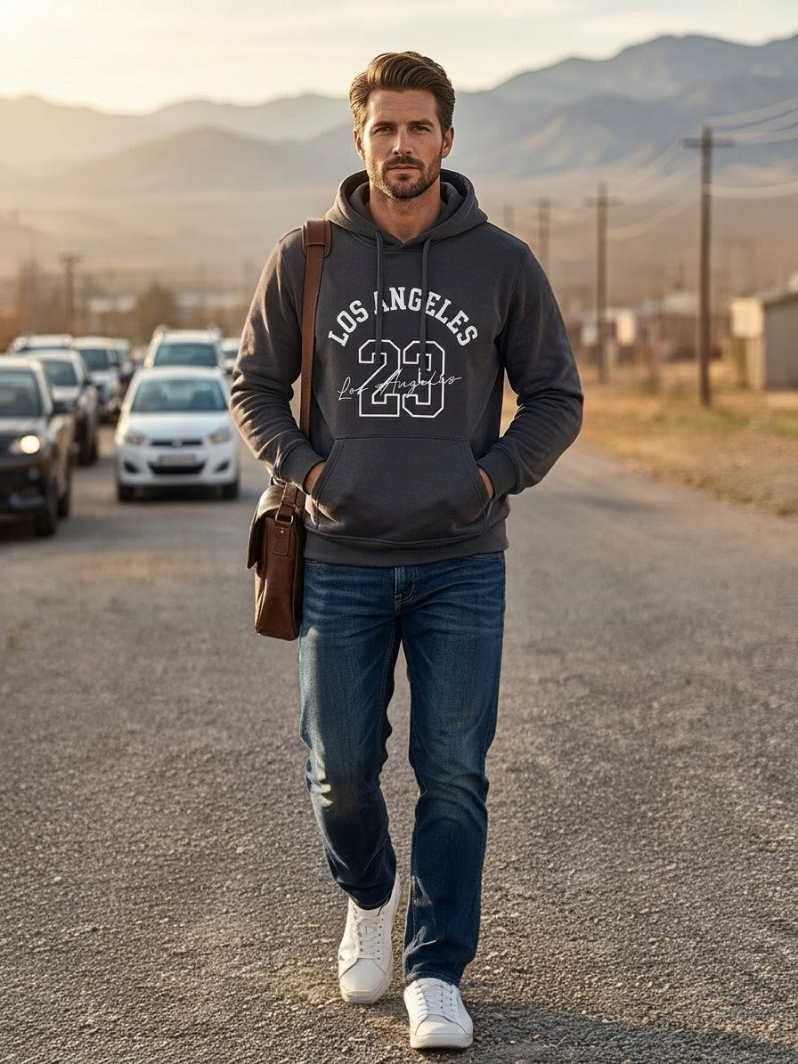 Hoodie "Los Angeles 23" — Edición Varsity 🏀✨