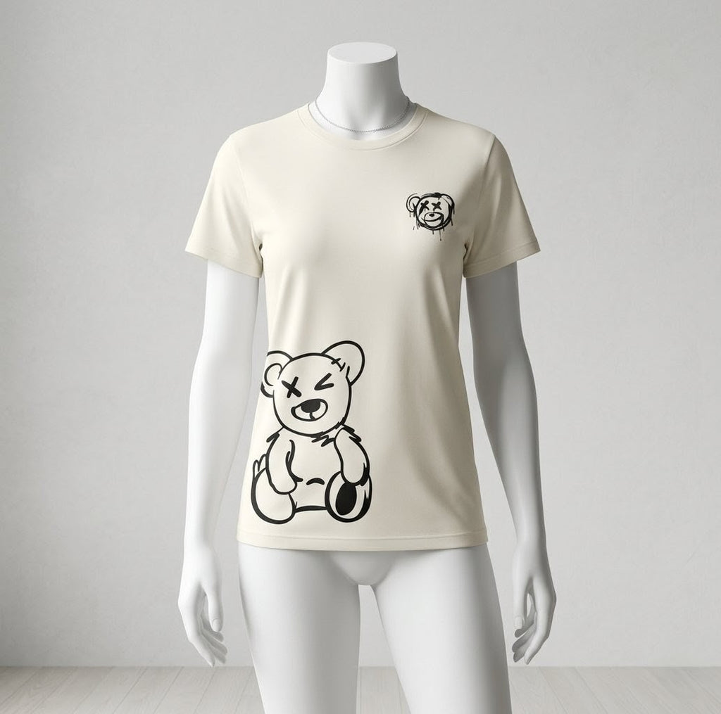 Polera "Drip Bear Girl" — Edición Femenina Streetwear 🐻🖤